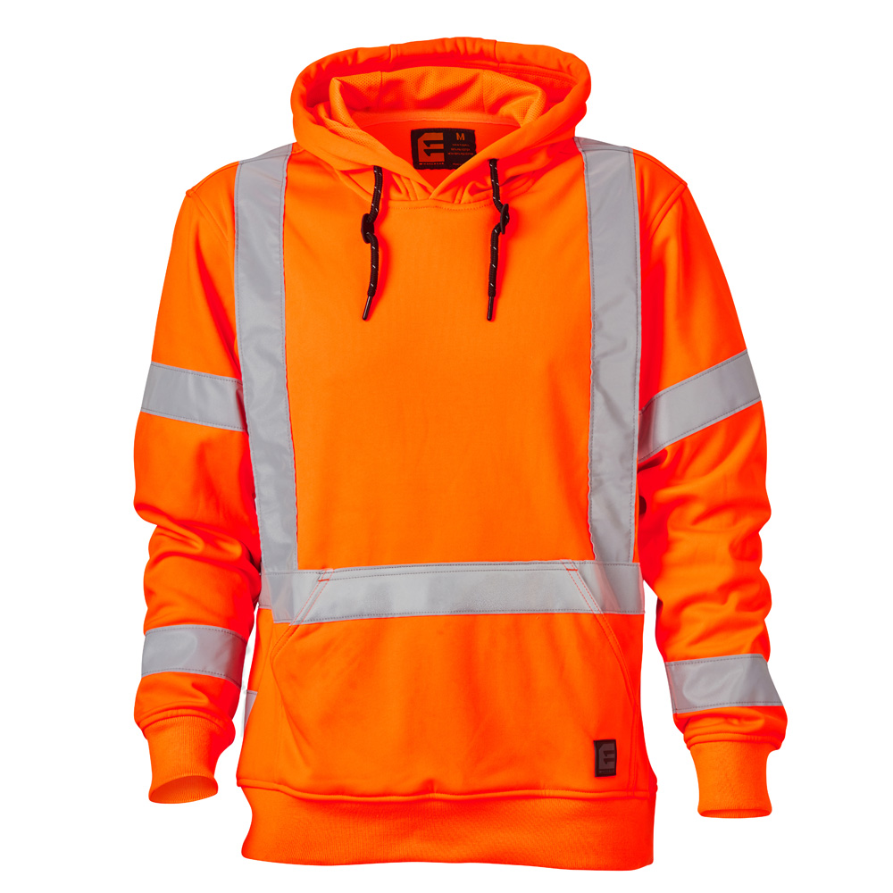 E1519T__ - Hi Vis X-taped Hoodie